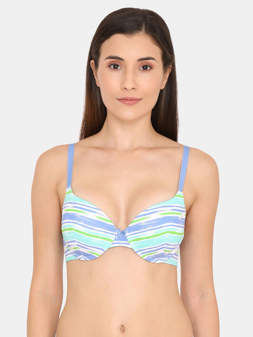 Zivame Multicolor Under Wired Padded Push Up Bra Price in India