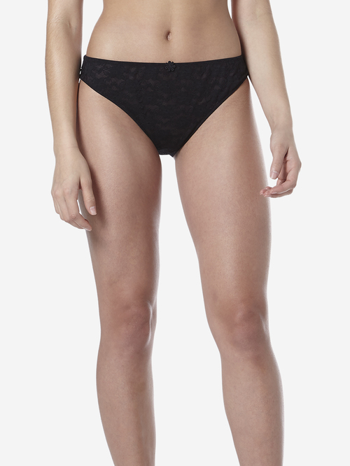 Wunderlove by Westside Black Lace Jasmine Briefs Price in India