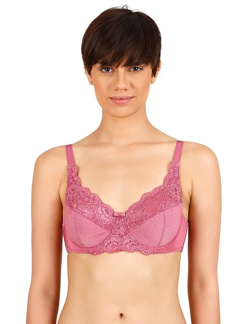 Zivame Mauva Under Wired Non Padded Full Coverage Bra Price in India