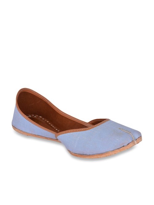 B&C Blue Ethnic Juttis Price in India