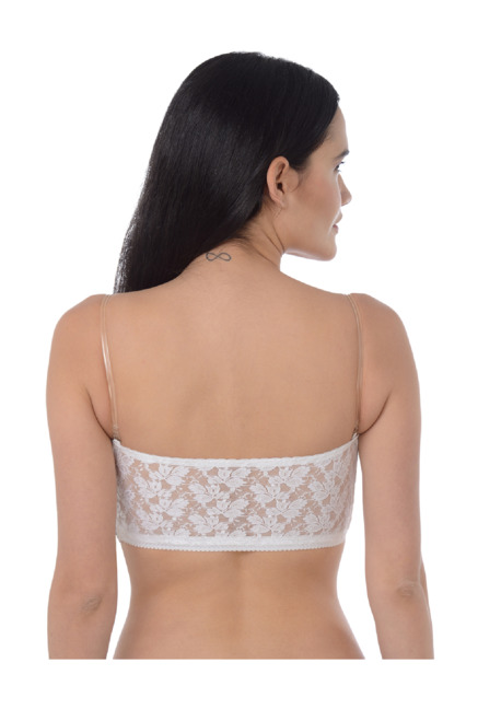 Da Intimo White Non Wired Non Padded Bralette Price in India