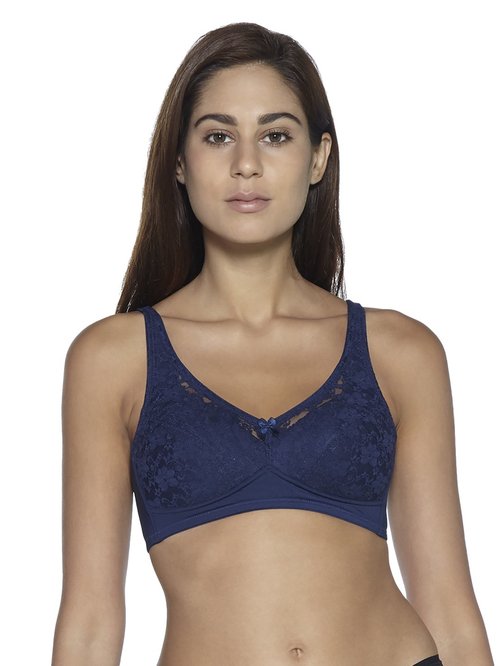 Wunderlove by Westside Navy Padded Comfort Lace Bra Price in India