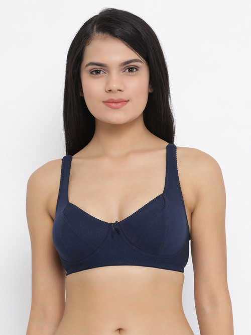 Clovia Blue Non Wired Non Padded Everyday Bra Price in India