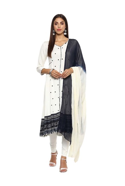 Imara Off-White Embroidered Suit Set Price in India