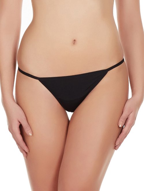 La Intimo Black Thong Price in India