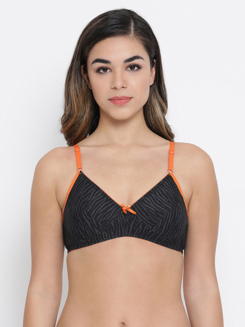 Clovia Black Non Wired Non Padded Everyday Bra Price in India