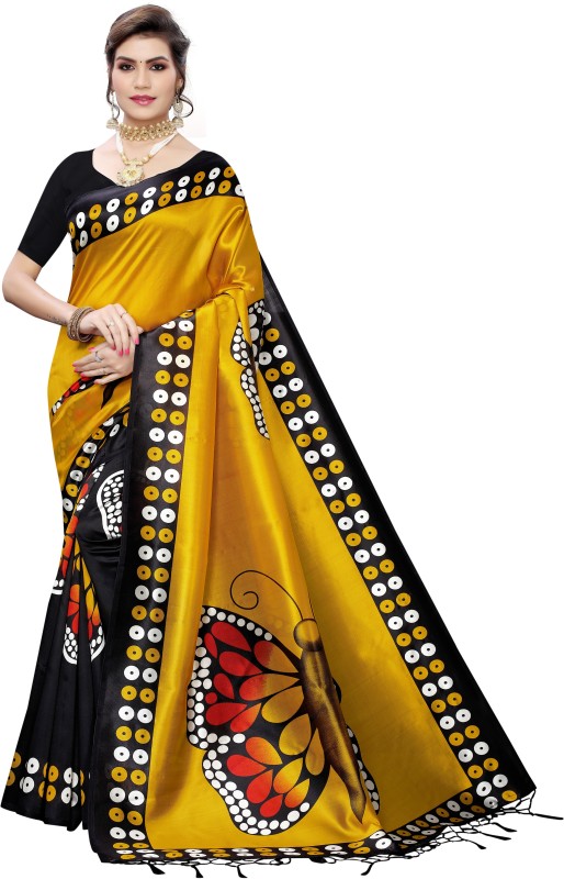 Printed Bollywood Art Silk Saree Price in India