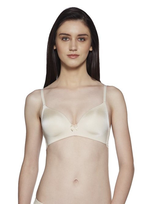 Buy Wunderlove by Westside Beige Non-Padded Non-Wired Bra for