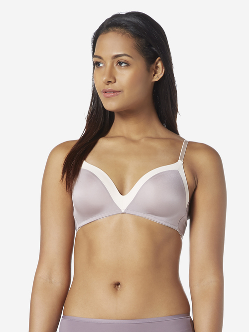 Wunderlove by Westside Lilac Padded Non-Wired Bra Price in India