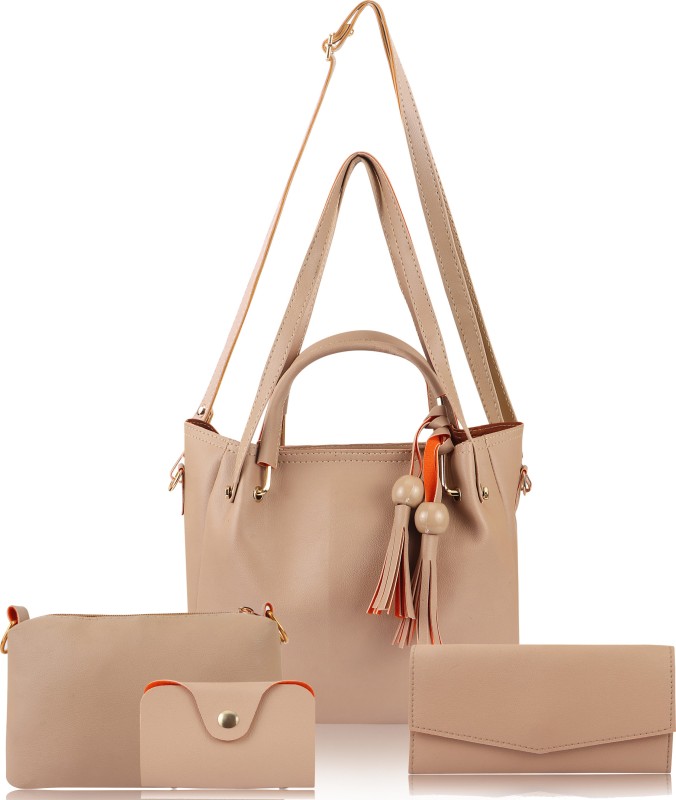 Women Beige Hand-held Bag Price in India