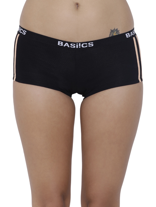 BASIICS by La Intimo Black Boyshort Panty Price in India