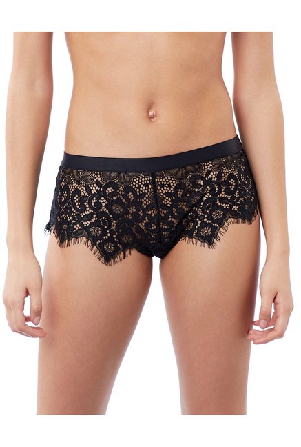 ETAM Paris Black Lace Hipster Panty Price in India