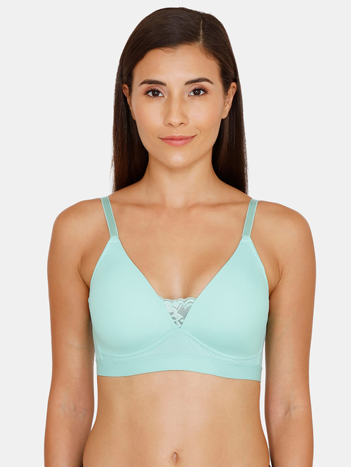 Zivame Green Non Wired Padded T-Shirt Bra Price in India