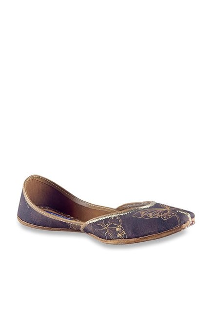 Lishabee by MSC Black Ethnic Juttis Price in India