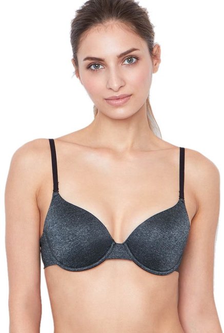 ETAM Paris Grey Chine Under-Wired Padded Seamless Bra Price in India