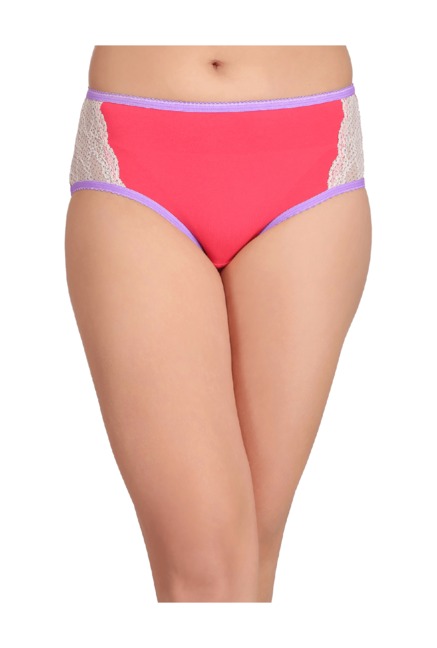 Clovia Pink Hipster Panty Price in India