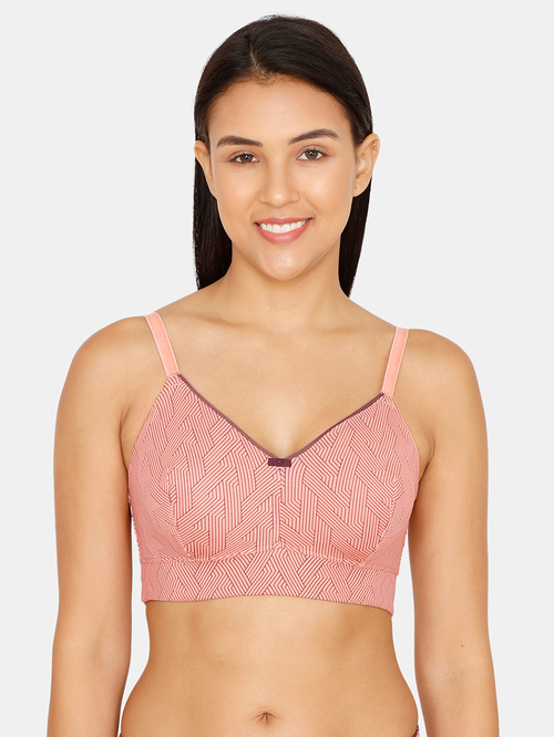 Zivame Lobster Bisque Non Wired Non Padded Bralette Price in India