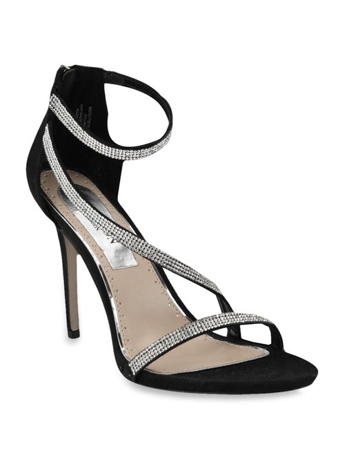 Carlton London Black Ankle Strap Stilettos Price in India