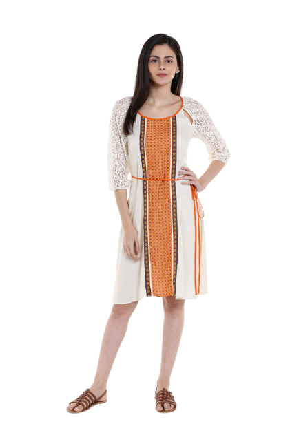 Fusion Beats Multicolor Printed Kurta Price in India