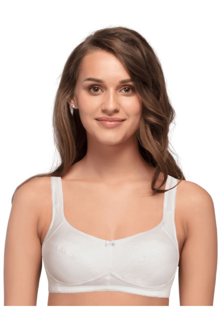 Enamor White Non Wired Non Padded T-Shirt Bra Price in India