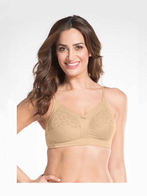 Jockey Beige Non-Wired Non-Padded Everyday Bra - ES14 Price in India