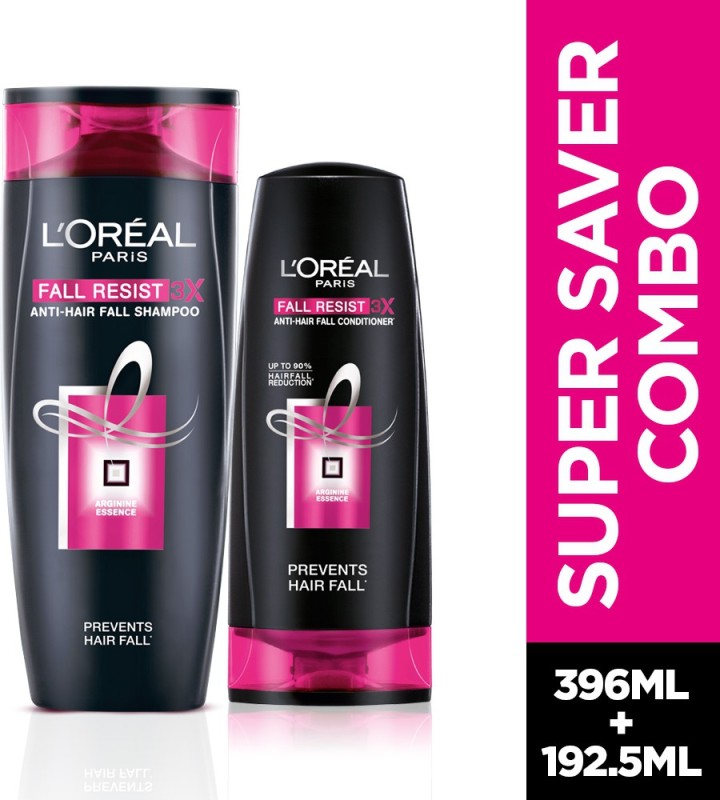 L'Oreal Paris 3X Anti-Hairfall Shampoo and Conditioner Price in India