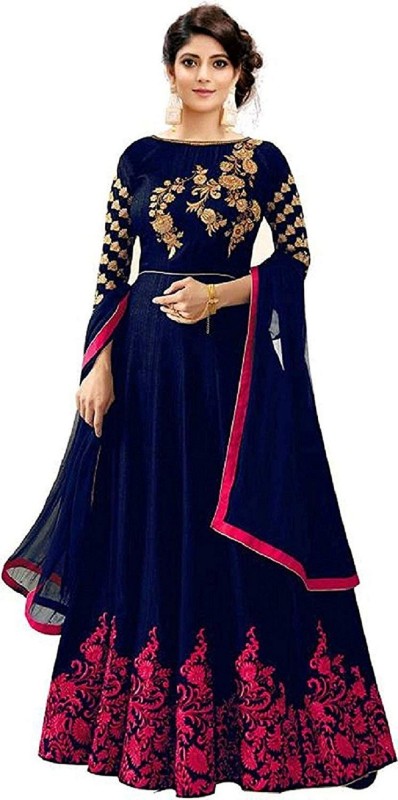 Women Gown Blue, Pink Dress Price in India