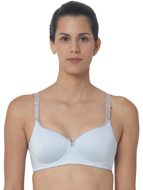 Triumph Sky Blue Maternity Bra Price in India