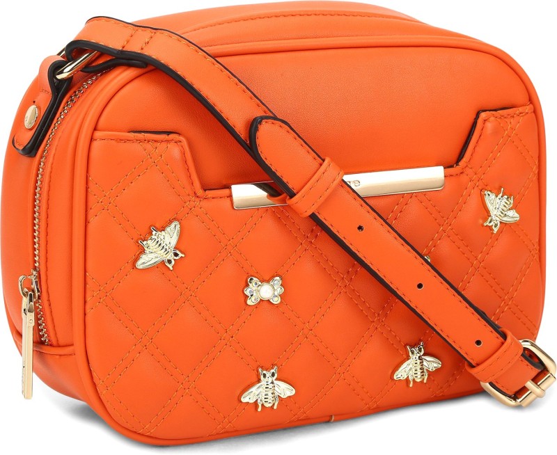 Orange Women Sling Bag Price in India