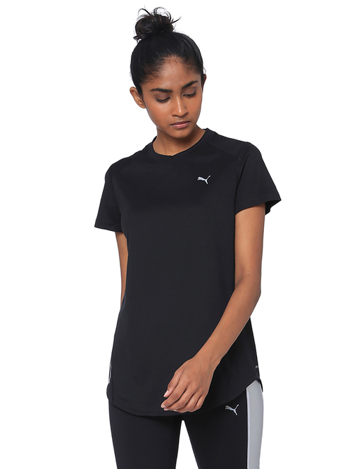 Puma Black Regular Fit Tee Price in India