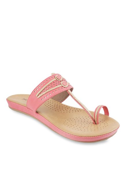 Mochi Pink Toe Ring Sandals Price in India