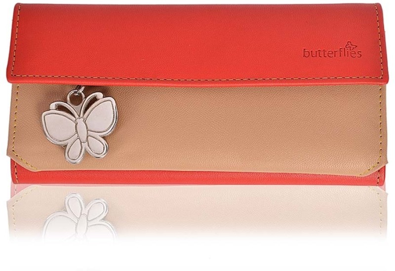 Casual Red, Beige  Clutch Price in India