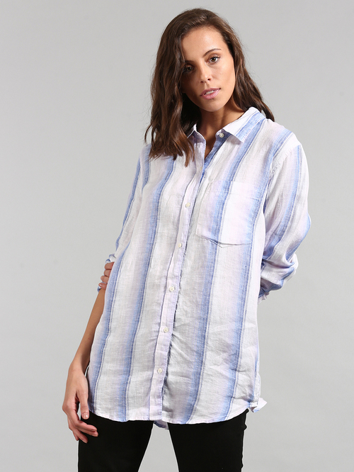 GAP Indigo Striped Shirt Price in India