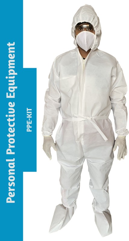 A-Okay PPE-KIT, FULL Body Cover With Gloves +Goggle + Shoe cover Price in India