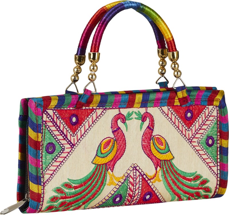 Party, Formal, Casual Multicolor  Clutch Price in India