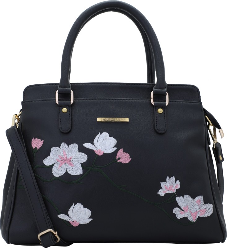 Women Black Hand-held Bag Price in India