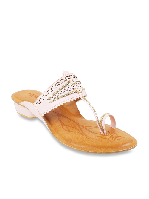 Metro Pink Toe Ring Sandals Price in India