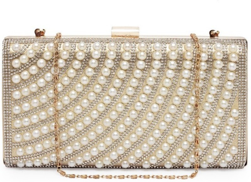 Party Silver, Gold  Clutch Price in India