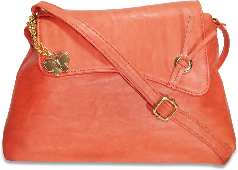 Orange Women Sling Bag Price in India