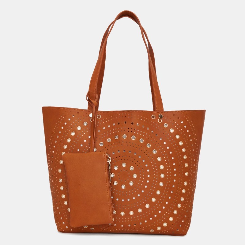 Women Brown Tote Price in India