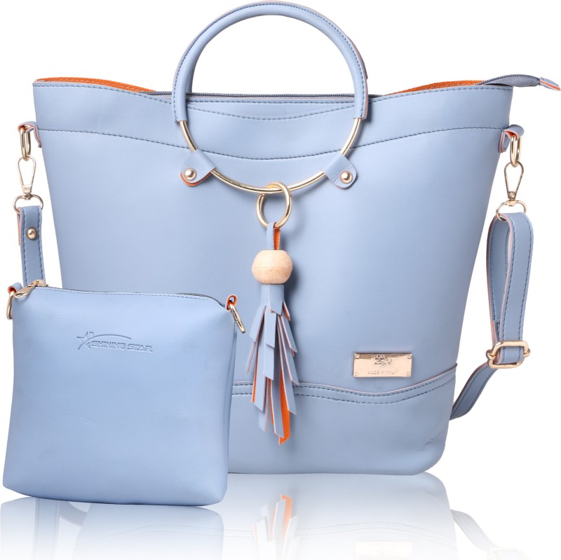 Women Blue Hand-held Bag Price in India