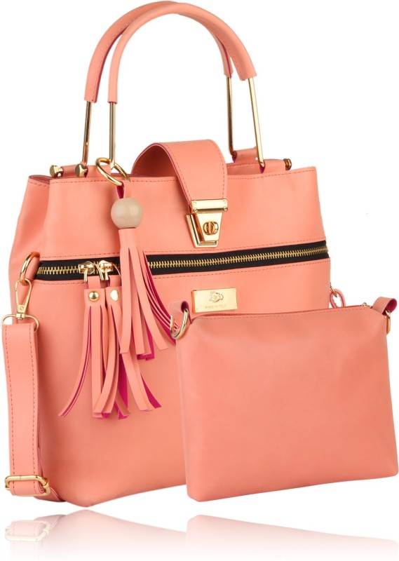 Women Pink Hand-held Bag Price in India