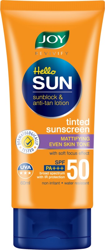 Joy Revivify Hello Sun SunBlock & Anti-tan Lotion - SPF 50 PA+++ Price in India