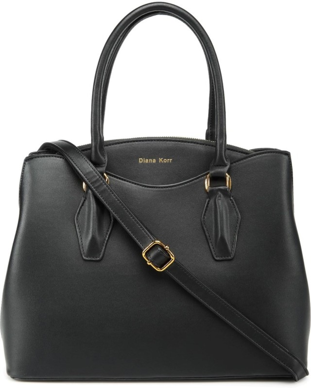 Women Black Hand-held Bag Price in India