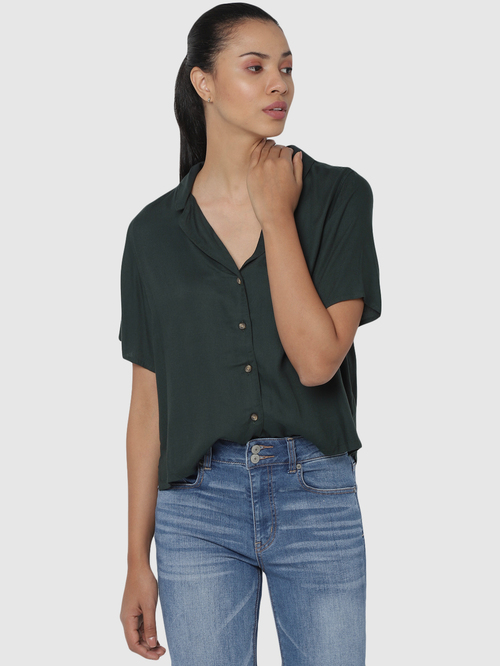 American Eagle Outfitters Green Shirts Price in India