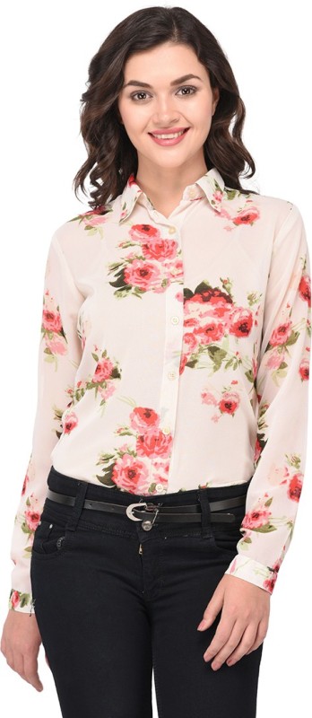 Women Floral Print Casual Spread Shirt Price in India