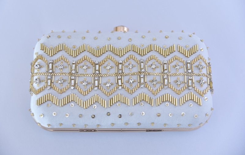 Party White  Clutch Price in India