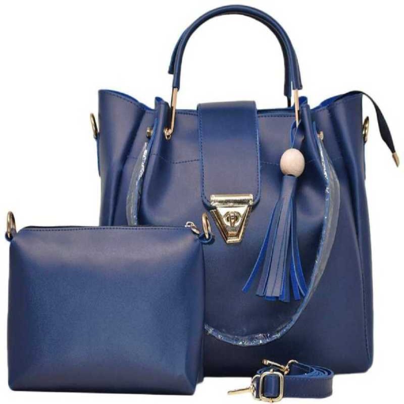 Women Blue Hand-held Bag Price in India