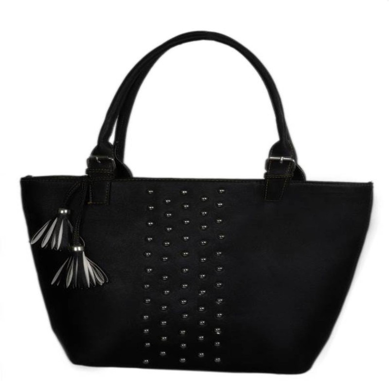 Women Black Hand-held Bag Price in India