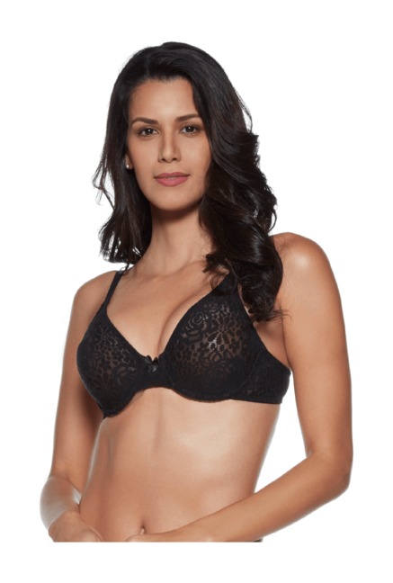 Wacoal Black Under Wired Non Padded Convertible Bra Price in India